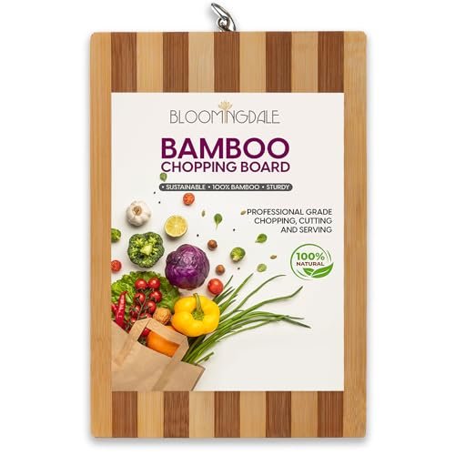 Bloomingdale Chopping Board Multipurpose Cutting Board for Kitchen Wooden Chopping for Non Slip Vegetable Cutting for Fruits & Vegetables Chopper Board