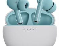 Boult W20 Truly Wireless in Ear Earbuds with 40H Playtime, Zen™ ENC Mic, 45ms Low Latency, 13mm Bass Drivers, Type-C Fast Charging, Made in India, Touch Control, IPX5 Ear Buds TWS (Glacier Blue)
