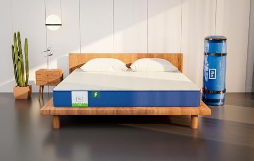 Flo Ortho™ Aloe Vera Infused Orthopedic Mattress with Pain Release™ Technology | Medium Firm Feel | 4 inch Mattress in Queen Size (72x66x4 Inches) | 10 Year Warranty