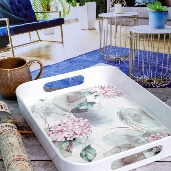 GOOD HOMES WITH WORD YSR Melamine Rectangular Serving Tray Mt-337