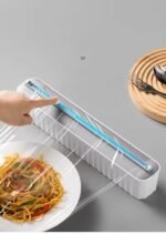 HARIKRUPEX Food Wrap Dispenser Wraptastic Plastic Foil Cling Wrap Cutter