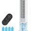 HIFRESH Air Cooler for Home, Mute Operation, 107CM Tower Cooler w/Remote & LED Display, 4 Mode & 3 Speed, 12H Timer, 26 Feet Air Delivery, 4L Water Tank, 4 Ice Packs, 70° Swing Control, 80W Low Power
