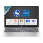 HP 15, 13th Gen Intel Core i7-1355U (16GB DDR4, 512GB SSD) FHD, Anti-Glare, 15.6’’/39.6cm, Win11, M365 Basic(1yr)* Office 24, Silver, 1.59kg, fd0468tu, Iris Xe, FHD Camera w/Shutter, Backlit Laptop