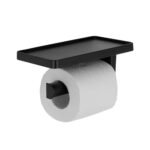 Hindware Self-adhesive Series Toilet Paper Holder for Bathroom with Mobile Stand