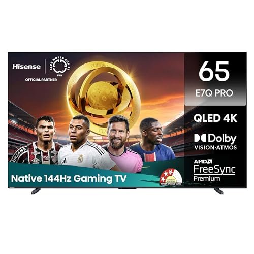 Hisense 164 cm (65 inches) E7Q PRO Series 4K Ultra HD Smart QLED TV 65E7Q PRO