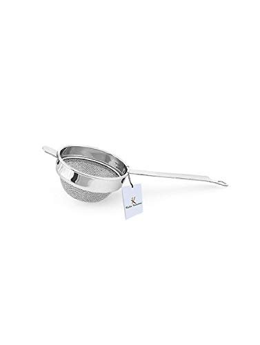 Kuber Industries Stainless Steel Tea Strainer Chalni, 10 cm, Silver