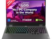 Lenovo LOQ 2024 12th Gen Core i7-13650HX | NVIDIA RTX 4060 8GB (24GB RAM/512GB SSD/15.6" (39.6cm)/Windows 11/Office Home 2024/100% sRGB/3 Mon. Game Pass/Grey/2.4Kg), 83DV00X8IN Gaming Laptop