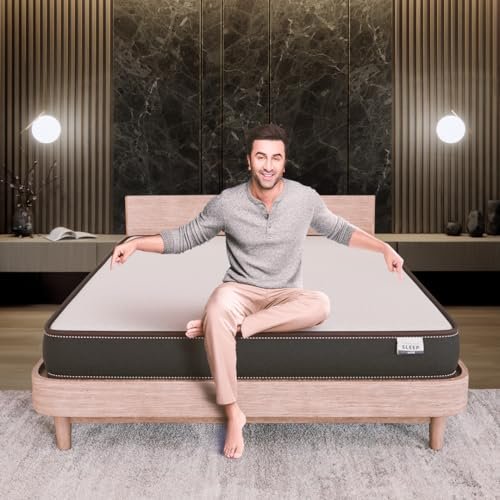 Nilkamal SLEEP Lite Dual Comfort 6 Inch Mattress | 10 Year Warranty | Reversible Design | Soft & Firm Sides | Superior HD Foam | Breathable Knitted Fabric | Bed Mattress | Double Size (72 x 48 x 6)