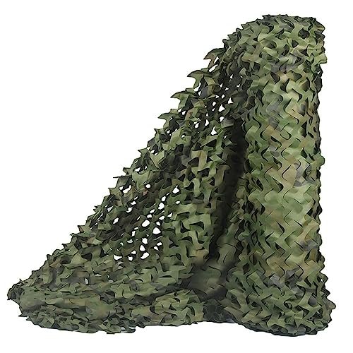Optifit® Camouflage Cover 59 by 118 Inches Woodland Camo Netting Camouflage Balcony Sunshade Cuttable Camo Cover for Scenarioal Decoration, Bird Watching, Hunting, Military Training