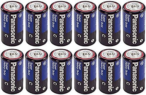 Panasonic Heavy Duty C Batteries X 12