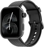 Pro 6 Smart Watch:Intelligent AI, Endless AI Watch Faces, AI Companion, 1.85 AMOLED, EN2 Processor, Nebula UI 2.0, Emergency SOS, Compatible with iOS & Android(Jet Black)