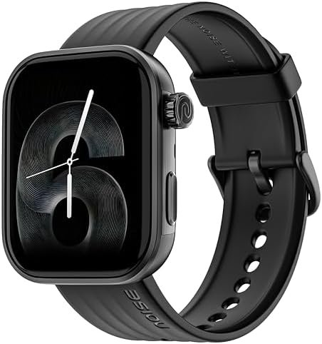 Pro 6 Smart Watch:Intelligent AI, Endless AI Watch Faces, AI Companion, 1.85 AMOLED, EN2 Processor, Nebula UI 2.0, Emergency SOS, Compatible with iOS & Android(Jet Black)