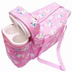 SS Kids Gallery Mother Bag for New Born Babies/Nappy Baby/Diaper Bag/Mummy Bag/Handbag for Travel - Multi-Function Bag - Pink