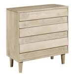 Shilpi Handicraft 3 Drawer Accent Chest Mango Wood