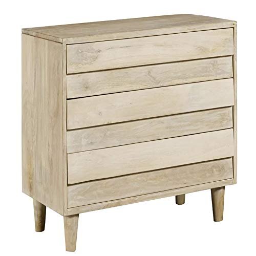 Shilpi Handicraft 3 Drawer Accent Chest Mango Wood