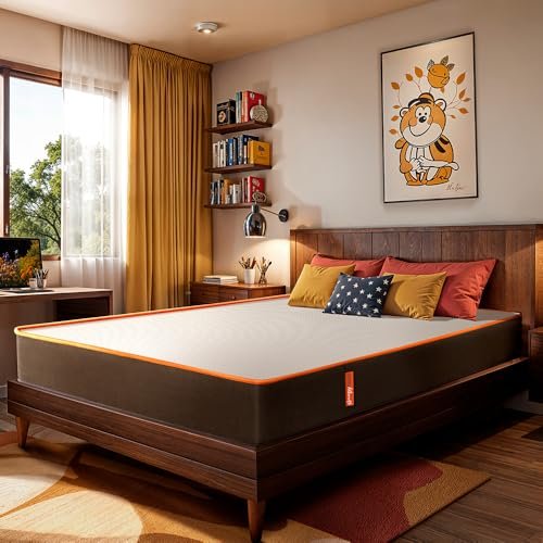 Sleepyhead Original - 3 Layered BodyIQ Orthopedic Memory Foam Mattress | Zero Partner Disturbance | Medium Firm | 10- Years Warranty | 8-Inch Bed Mattress | 78x72x8 inches (King Size Mattress)