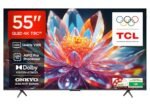 TCL 139 cm (55 inches) 4K Ultra HD Smart QLED Google TV 55T8C