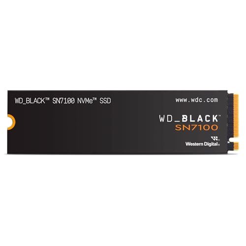 WD_Black Western Digital SN7100 NVMe 2TB, Upto 7250MB/s R, 6900MB/s W, 5Y Warranty, PCIe Gen 4 NVMe M.2 (2280), Gaming Storage, Internal Solid State Drive (SSD) (WDS200T4X0E-00CJA0)