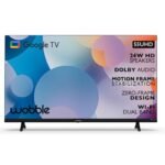 Wobble 139.7 cm (55 inches) UD Series 4K Ultra HD Smart LED Google TV WB55GTAW9602UDFL (Black)
