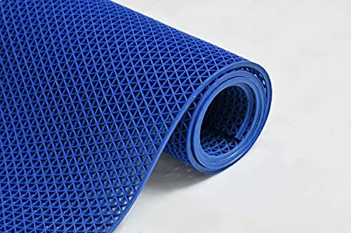 ishro home Anti Skid & Multipurpose RubIHr/Bathroom Mat/Shower Mat/Carpet/Rugs/Rainmat/Swimming Pool Mat||2x12 Feet