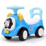 Amazon Brand - Jam & Honey Ride-on Car for Kids | for 24+ Months | Push Car with Backrest | Under Seat Storage | Indoor or Outdoor Toy | BIS Approved | Safe and Fun Toy (Blue)
