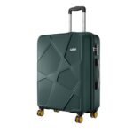 Safari Polypropylene Spinner Pentagon Pro 8 Wheels 66Cm Medium Size Checkin Trolley Bag, Hard Case 360º Wheeling Luggage for Men & Women, Travel Bag, Suitcase for Travel, Dusk Green