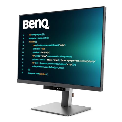 BenQ RD280U 28.2” 4K+ 3840x2560 3:2 Special Ratio Programming Monitor with Backlight| 90W USB Type-C|Advanced Coding Modes|Fine-Coated Panel| Night Hours Protection|Coding HotKey|Ergonomic Design