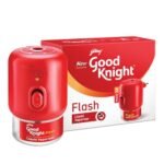 Good knight Flash Liquid Vaporiser – Combo Pack | Machine + Refill | 2x Faster Than Before | Mosquito Repellent Refill | India’s Most Powerful Liquid Vaporizer