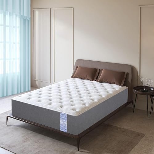 LOOM & NEEDLES Orthopedic Mattress | Dual Comfort with Hard & Soft Foam Flip Mattress | 4 Inches 2 Layered Medium Soft & Firm Support | Double Size Gadda | 78x48 Inch