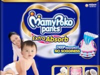 MamyPoko Pants Extra Absorb Baby Diapers, Medium (M size) | 7-12 kg | 148 Count |Deep Sleep Diapers| Soft gentle fit |Deep Absorbent Crisscross | skin friendly with coconut oil |