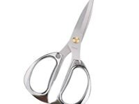 Multi-Purpose Kitchen Shears Scissors, Heavy Duty Stainless Steel Scissors with Strong Straight Edge Snips (Silver)