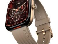 Noise Ultra 3 Luminary with India's 1st Ever Personalised Notification Alerts (Lumilert), 1.96" AMOLED Display, Premium Metallic Dial, Send Upto 5 Emojis (Lumiping), Health Suite (Vintage Brown)