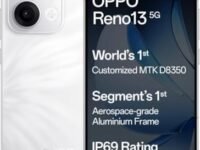 OPPO Reno13 5G (Ivory White,8 GB RAM, 128 GB Storage) with No Cost EMI/Additional Exchange Offers