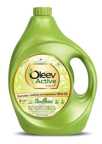 Oleev Active, with Goodness of Olive Oil Can, 5L Can