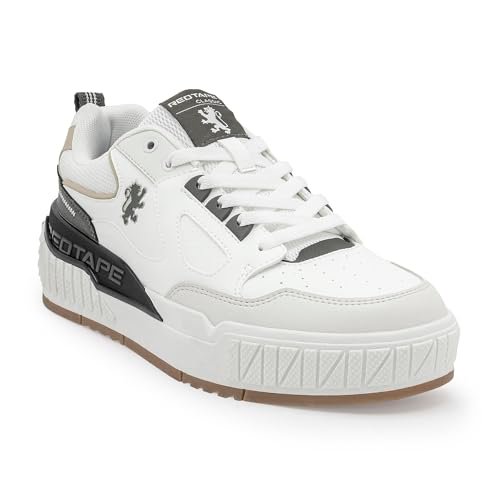 Red Tape Men's Super Sneakers with High-Density Comfort