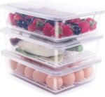 SATVIKAYA Air Tight Plastic Storage Containers Set for Kitchen | Pantry Organizers Kitchen Accessories Items,Fridge Storage Boxes | Leak-Proof, Durable, and Space-Saving (4, 2500ml) (2500 ML, 8)