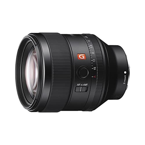 Sony E Mount FE 85mm F1.4 GM Full-Frame Lens (SEL85F14GM) | Portrait Lens | Mid-Telephoto Prime | Premium G Master, Black