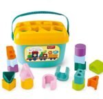 Toyshine Baby's First Shape Sorting Blocks Learning- Educational Activity Toys with 16 Building Blocks - Multicolor (16 Pieces)