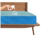 Trance Cotton Feel Terry 72 x 70 inch Ultra Soft Waterproof Mattress Protector | Breathable - Hypoallergenic Fitted Style Mattresses Cover (72x70 inch | 6x5.8 feet, Turquoise - Pack of 1)