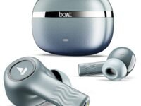 boAt Nirvana Ion ANC, Active Noise Cancellation(~32dB), 120Hrs Battery, App Support, Crystal Bionic Sound, 4Mics ENx, v5.3 Bluetooth Earbuds, TWS Ear Buds Wireless Earphones with mic (Blazing Comet)