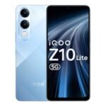 iQOO Z10 Lite 5G (Titanium Blue, 4GB RAM, 128GB Storage) | 6000 mAh Battery | Dimensity 6300 5G Processor with 433K+* AnTuTu Score | IP64 Rated & Military Grade Shock-Resistance