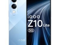 iQOO Z10 Lite 5G (Titanium Blue, 4GB RAM, 128GB Storage) | 6000 mAh Battery | Dimensity 6300 5G Processor with 433K+* AnTuTu Score | IP64 Rated & Military Grade Shock-Resistance