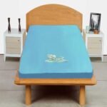 Trance Cotton Feel Terry Ultra Soft Waterproof Mattress Protector | Breathable - Hypoallergenic Mattresses Cover (72x36 inch | 6.5x3 feet,Turquoise - Pack of 1)