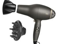 INFINITIPRO BY CONAIR FloMotion Pro Hair Dryer | Personalize Your Drying Experience with Adjustable Airflow | Includes Diffuser and Concentrator