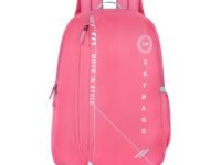 Skybags Unisex Brat 20L Premium Polyester Adjustable Straps 4 Compartment Backpack (E) Coral