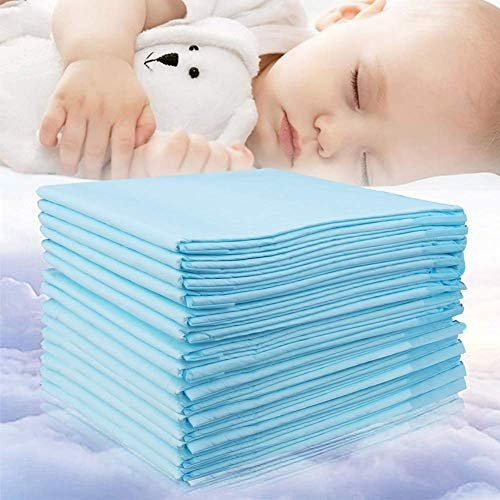 Tinkle Med-Maxsorb Baby Underpads 45 cms x 60 cms, Disposable Changing Pad, Reusable Portable Diaper Changing Mat, Leak-Proof Breathable Underpads (45 x 60 cms, Counts 11 Pack of 1)