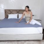 AVI 100% Waterproof Micro-Polyester Mattress Protector/Cover for King Size Mattress- with Elastic Bands (Grey, 72" X 78")