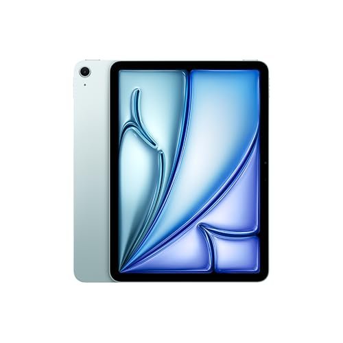 Apple iPad Air 11″ with M3 chip: Built for Apple Intelligence, Liquid Retina Display, 128GB, 12MP Front/Back Camera, Wi-Fi 6E, Touch ID, All-Day Battery Life — Blue