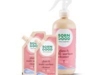 Born Good Plant Based Concentrated Glass And Multi-Surface Cleaner, Makes 1L, Biodegradable, Non-Toxic And Eco-Friendly - 50 ml (Pack of 2) + 1 Empty Bottle