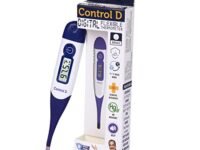 Control D Plastic Waterproof Flexible Tip Digital Thermometer For Adult And Kids (White, Blue)